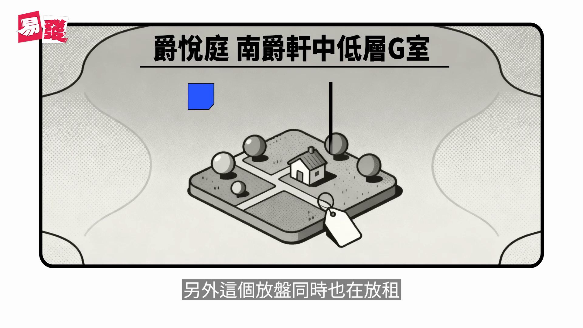爵悦庭 位于新界 荃湾西 杨屋道100号，发展商为新鸿基，于2005年6月开始落成，由4座楼宇组成，共有1,624个单位。设有1至4房间隔，实用面积为360至1,675平方尺，屋苑内设有会所、泳池、运动设施、娱乐设施、餐饮设施、美容/保健；交通便利，步行至港铁时间约9分钟，小学校网在62区，中学校区在荃湾。